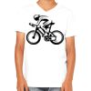 Youth Jersey Short-Sleeve V-Neck T-Shirt Thumbnail