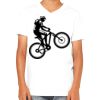 Youth Jersey Short-Sleeve V-Neck T-Shirt Thumbnail