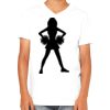 Youth Jersey Short-Sleeve V-Neck T-Shirt Thumbnail
