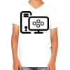 Youth Jersey Short-Sleeve V-Neck T-Shirt Thumbnail