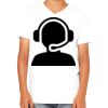Youth Jersey Short-Sleeve V-Neck T-Shirt Thumbnail