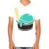 Youth Jersey Short-Sleeve V-Neck T-Shirt Thumbnail