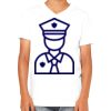 Youth Jersey Short-Sleeve V-Neck T-Shirt Thumbnail