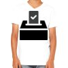 Youth Jersey Short-Sleeve V-Neck T-Shirt Thumbnail