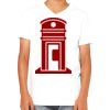Youth Jersey Short-Sleeve V-Neck T-Shirt Thumbnail