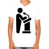 Youth Jersey Short-Sleeve V-Neck T-Shirt Thumbnail