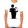 Youth Jersey Short-Sleeve V-Neck T-Shirt Thumbnail