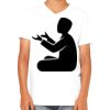 Youth Jersey Short-Sleeve V-Neck T-Shirt Thumbnail