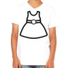 Youth Jersey Short-Sleeve V-Neck T-Shirt Thumbnail