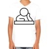 Youth Jersey Short-Sleeve V-Neck T-Shirt Thumbnail