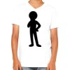 Youth Jersey Short-Sleeve V-Neck T-Shirt Thumbnail