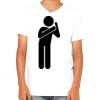 Youth Jersey Short-Sleeve V-Neck T-Shirt Thumbnail