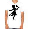 Youth Jersey Short-Sleeve V-Neck T-Shirt Thumbnail