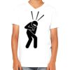 Youth Jersey Short-Sleeve V-Neck T-Shirt Thumbnail