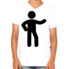 Youth Jersey Short-Sleeve V-Neck T-Shirt Thumbnail