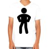 Youth Jersey Short-Sleeve V-Neck T-Shirt Thumbnail