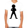 Youth Jersey Short-Sleeve V-Neck T-Shirt Thumbnail