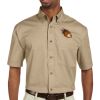 Men's Easy Blend™ Short-Sleeve Twill Shirt with Stain-Release Thumbnail