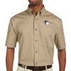 Men's Easy Blend™ Short-Sleeve Twill Shirt with Stain-Release Thumbnail