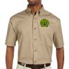 Men's Easy Blend™ Short-Sleeve Twill Shirt with Stain-Release Thumbnail