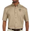 Men's Easy Blend™ Short-Sleeve Twill Shirt with Stain-Release Thumbnail